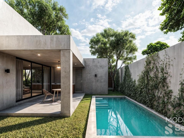 CASA VENTA MÉRIDA, 22 RESIDENCIAS EN BELLAVISTA, UNA PLANTA, MODELO A, DZITYÁ.