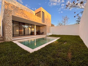 CASA VENTA MÉRIDA, ZONA ARTEVA DZITYÁ, 4 RECÁMARAS, ALBERCA, ESTRENA.