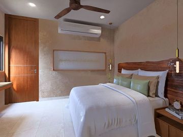 VILLAS EN VENTA CON 2 HABITACIONES Y ALBERCA EN EL PUERTO DE CHELEM, YUCATÁN.