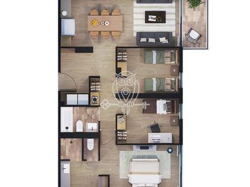 Departamento en Venta en AV. OSSA - SAN VICENTE DE PAUL