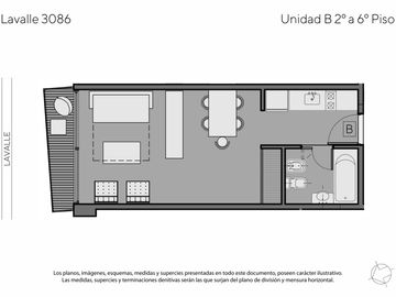 Venta Departamento de 1 Ambiente Apto Crédito, Abasto