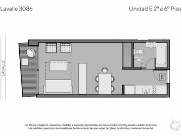 Venta Departamento de 1 Ambiente Apto Crédito, Abasto