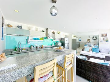 VENDO HERMOSO DEPARTAMENTO EN PLAYA SAN BARTOLO EN CONDOMINIO PEÑASCAL