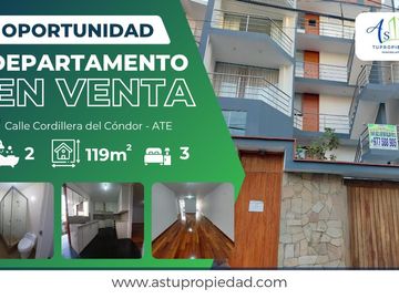 VENTA DEPARTAMENTO 2DO PISO URB ALPAMAYO ATE