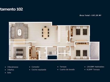 Departamento para estrenar en la Del Valle