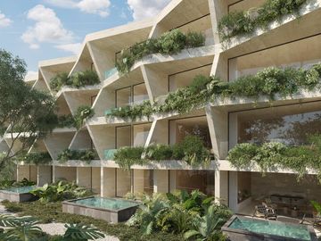 VILLA PARA RENTA VACACIONAL EN TULUM CON ALBERCA PRIVADA, 3 HABITACIONES Y ACCESO A LA PLAYA