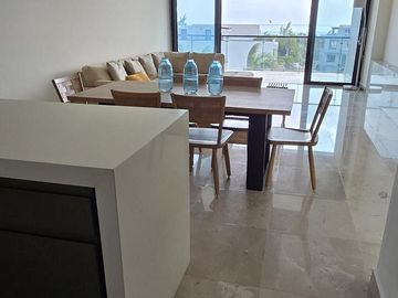 Departamento en  Puerto Cancun de 3 Recamaras