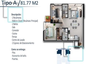 DEPARTAMENTO EN VENTA COLONIA DINASTÍA ZONA CUMBRES MONTERREY