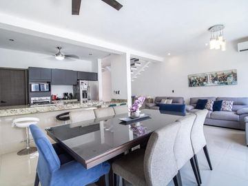 Casa en Venta Residencial Aqua en Cancún, 4 recámaras