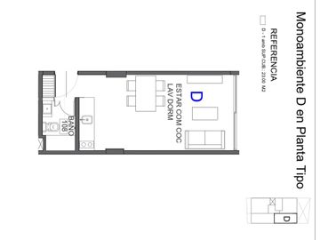 DEPTO MONOAMBIENTE EN VENTA BALVANERA A ESTRENAR