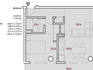 Venta departamento de un dormitorio centro