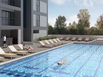 Departamento en Venta en Santo Tomás, Azcapotzalco, 2 Recámaras + Alcoba, 14 Amenidades