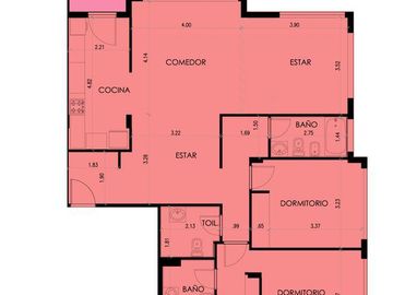 Departamento en Venta 2 ambientes San Isidro piso alto