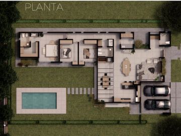 3 Dorm   3 Baños 1 Planta