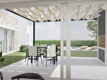 Piscina, 3 Dom, 3 Baños, 1 Planta