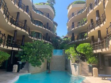 Penthouse de dos recámaras junto al mar en El Taj Playa del Carmen