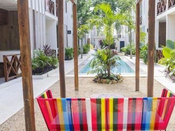 Venta Departamento. Tulum, Qroo. Zona La Veleta. Conjunto Smart Depas.