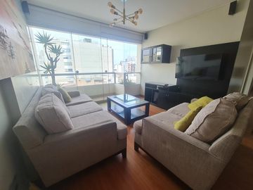 SE ALQUILA DEPARTAMENTO A 5 CUADRAS DEL MALECON EN MIRAFLORES Y A PASOS DE LA ZONA DE PARQUES