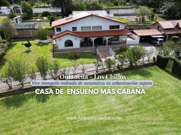 Casa con Dormitorio en Planta Baja y Cabaña | Terreno bifamiliar de 2.875 m2 en Urbanización Privada