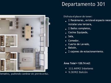 Departamento para estrenar en la colonia Del Valle
