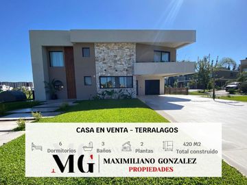 Casa en  venta, 7 ambientes - Terralagos, Canning