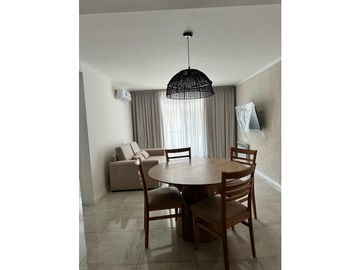 Depto en STEFANO V, balcon vista al lago, 1 dorm., AMOBLADO. PISO 6.