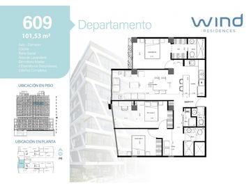 Ponceano, Departamento en Venta, 101.54m2, 3 Habitaciones