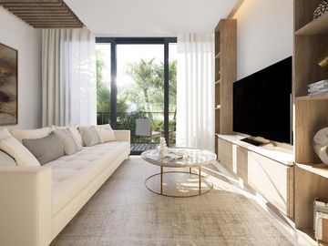 Departamento en venta de 3 rec en Cancun residencial Lagoa del Sol