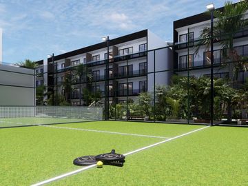 Departamento en venta de 3 rec en Cancun residencial Lagoa del Sol