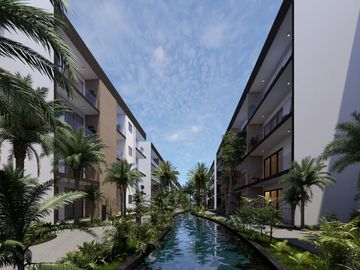 Departamento en venta de 3 rec en Cancun residencial Lagoa del Sol