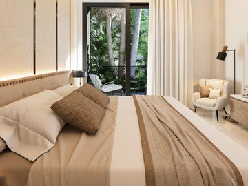 Departamento en venta de 3 rec en Cancun residencial Lagoa del Sol