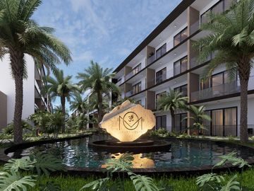 Departamento en venta de 3 rec en Cancun residencial Lagoa del Sol