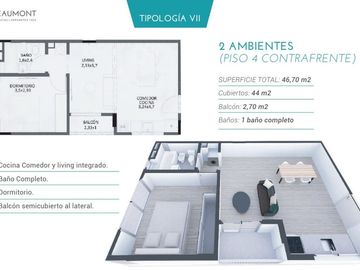 Venta Pozo 3 Ambientes Balcón Terraza Monte Castro