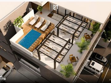 DEPARTAMENTO EN VENTA EN TORRE MONT BLANC, BARRANCOS, CULIACAN, SINALOA