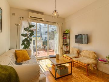 VENTA DEPARTAMENTO DOS AMBIENTES CAÑITAS TERRAZA