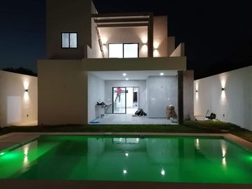 gran casa nueva, gran terreno- 3 habitaciones - bonita privada con amenidades