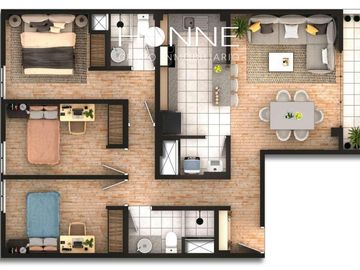 Departamento en SALAMANCA DE MONTERRICO