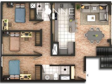Departamento en SALAMANCA DE MONTERRICO