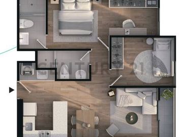 SANTA CATALINA. PRE VENTA DEPARTAMENTOS DE 2 DORMITORIO