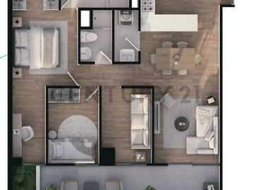 SANTA CATALINA. PRE VENTA DEPARTAMENTOS DE 2 DORMITORIO
