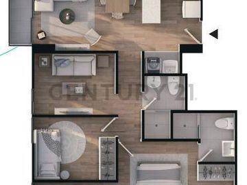 SANTA CATALINA. PRE VENTA DEPARTAMENTOS DE 3 DORMITORIO