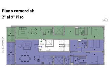 Departamento en Zona rio