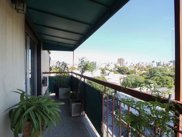Depto 3 amb+ depen y coch, Gran Balcon SOL 98 m2!