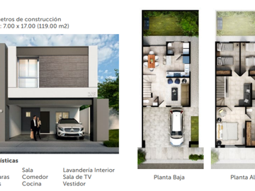 CASAS NUEVAS EN VENTA EN FRACCIONAMIENTO PRIVADO, ZONA OJO DE AGUA, APODACA, N.L.