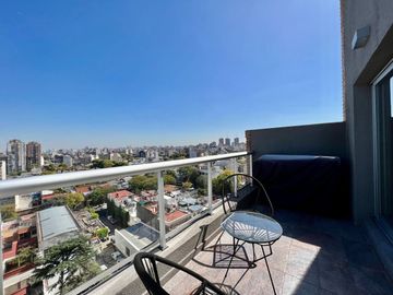 Departamento dos ambientes a estrenar contrafrente