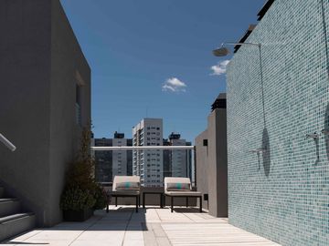 Departamento dos ambientes a estrenar contrafrente
