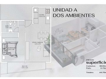 Venta Depto 2 Amb en Pozo en Villa Bosch - PERMUTA