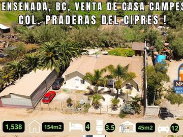 Venta de Casa de 1 nivel en Praderas del Ciprés.