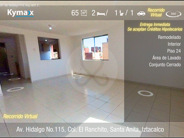 Departamento en venta en Agrícola Pantitlan
