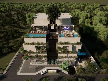 DEPARTAMENTO EN VENTA. CANCÚN. 2 RECÁMARAS CON TERRAZA.